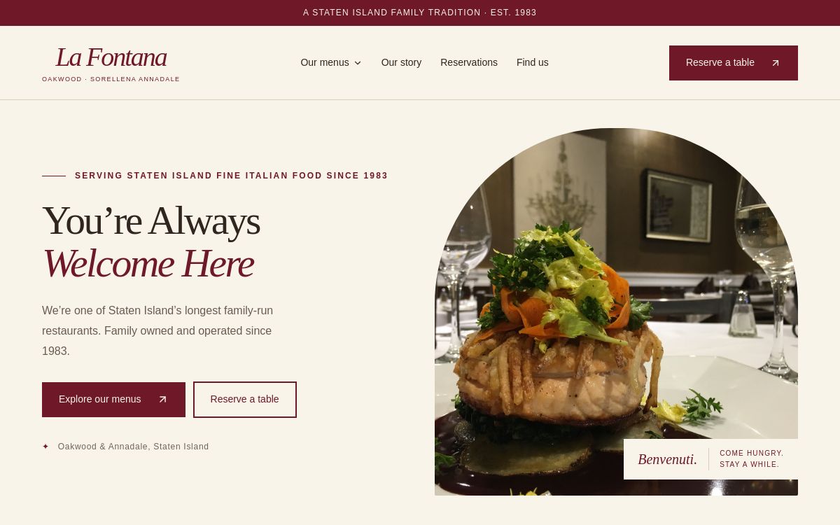 La Fontana — Ristorante Italiano preview
